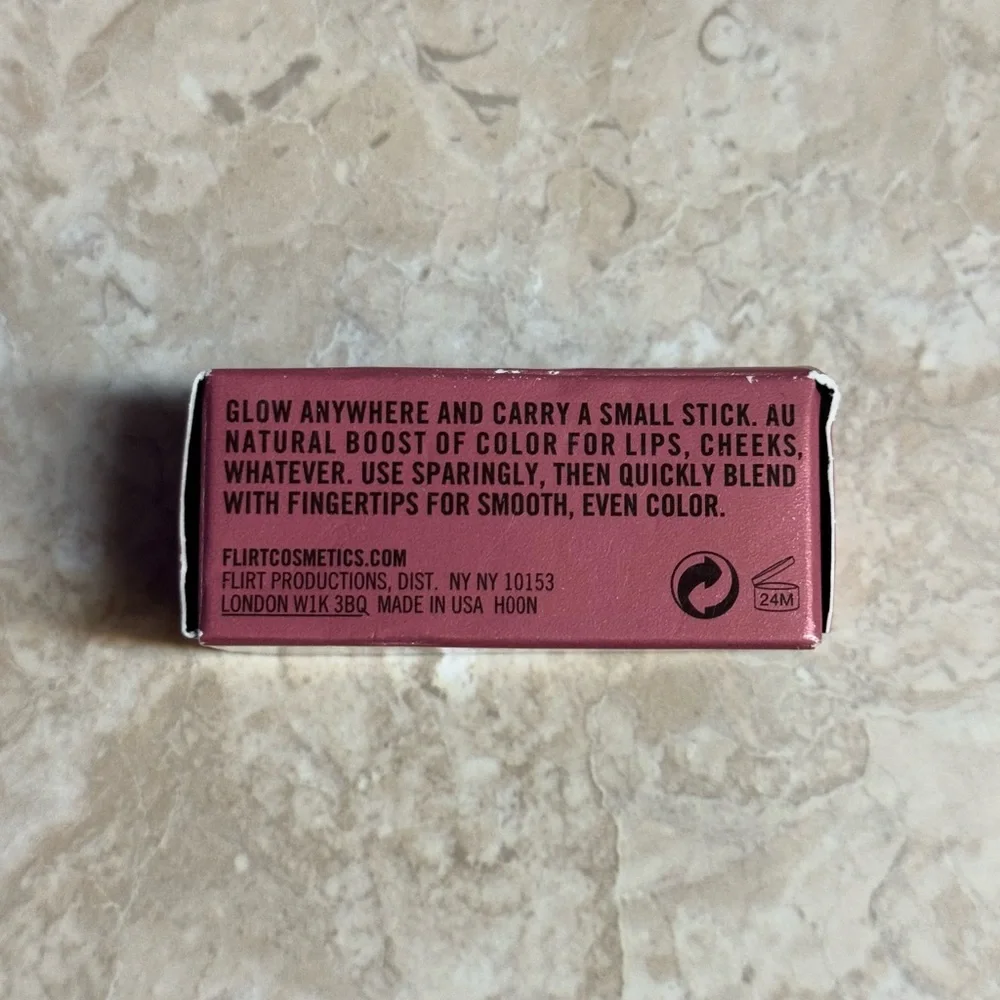 Flirt! Big Deal Lip & Cheek Tint Lipstick Blush 02 Tini Bikini New in Box